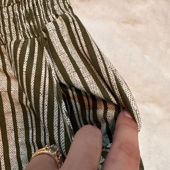 NWT Derek Heart Green & White Juniors‎ Romper, Small - Picture 8 of 14